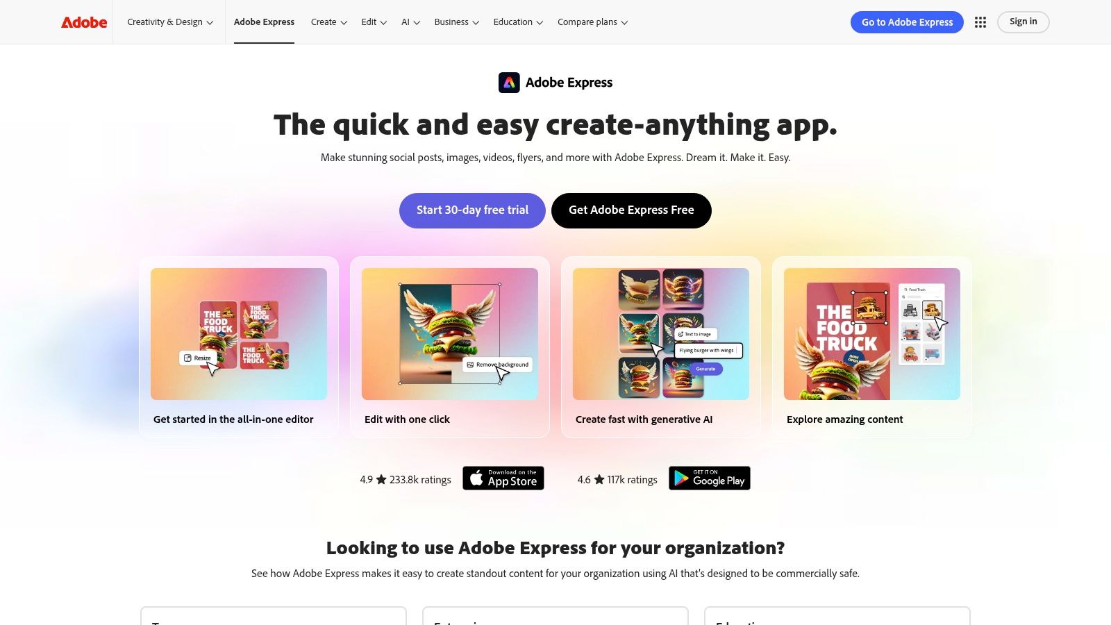 Adobe Creative Cloud Express