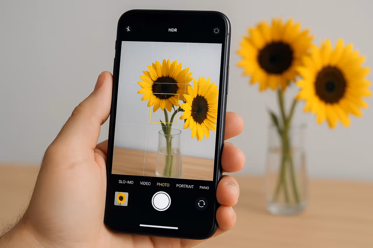 Adjust Focus and Exposure on iPhone
