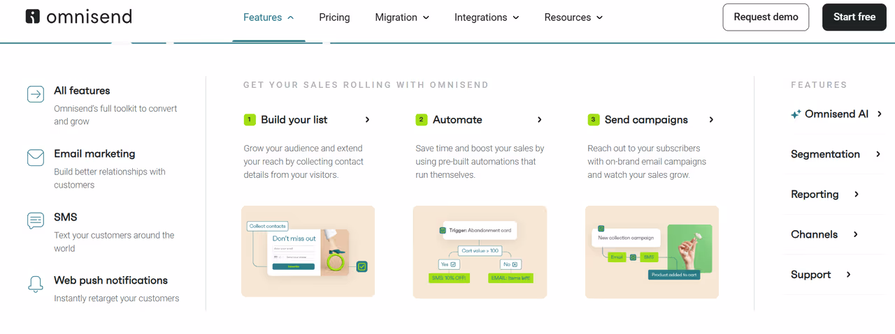 AI Driven Email Marketing Omnisend