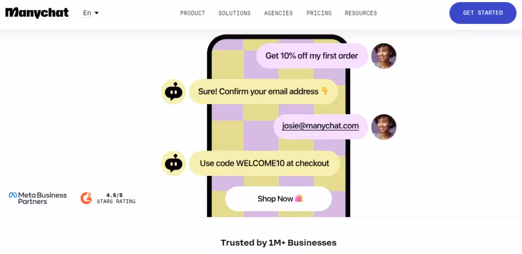 AI Marketing Tool ManyChat