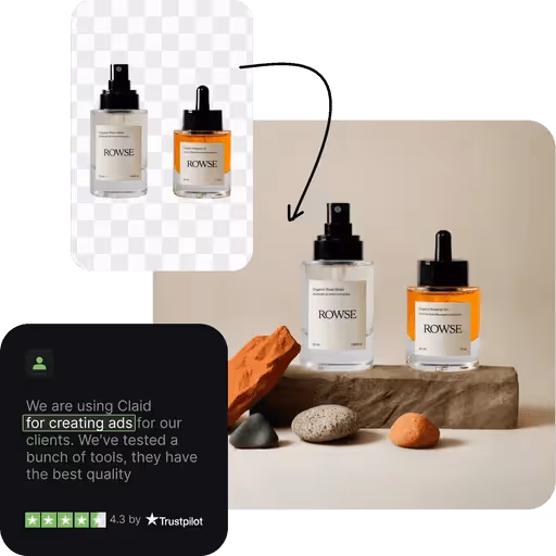 Background Editing Rendering Claid