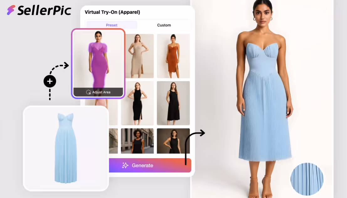 Best AI Product Photo Generator SellerPic