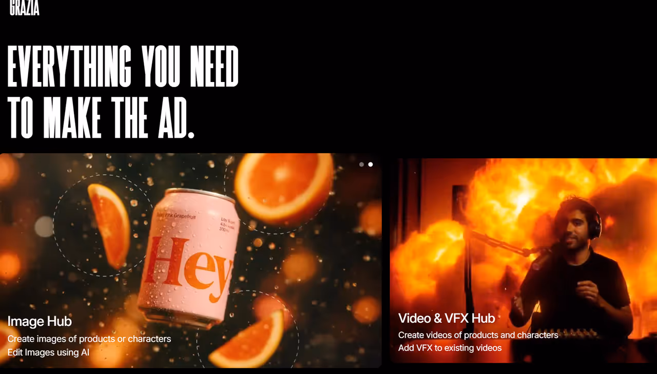 Home Page Of Grazia.ai